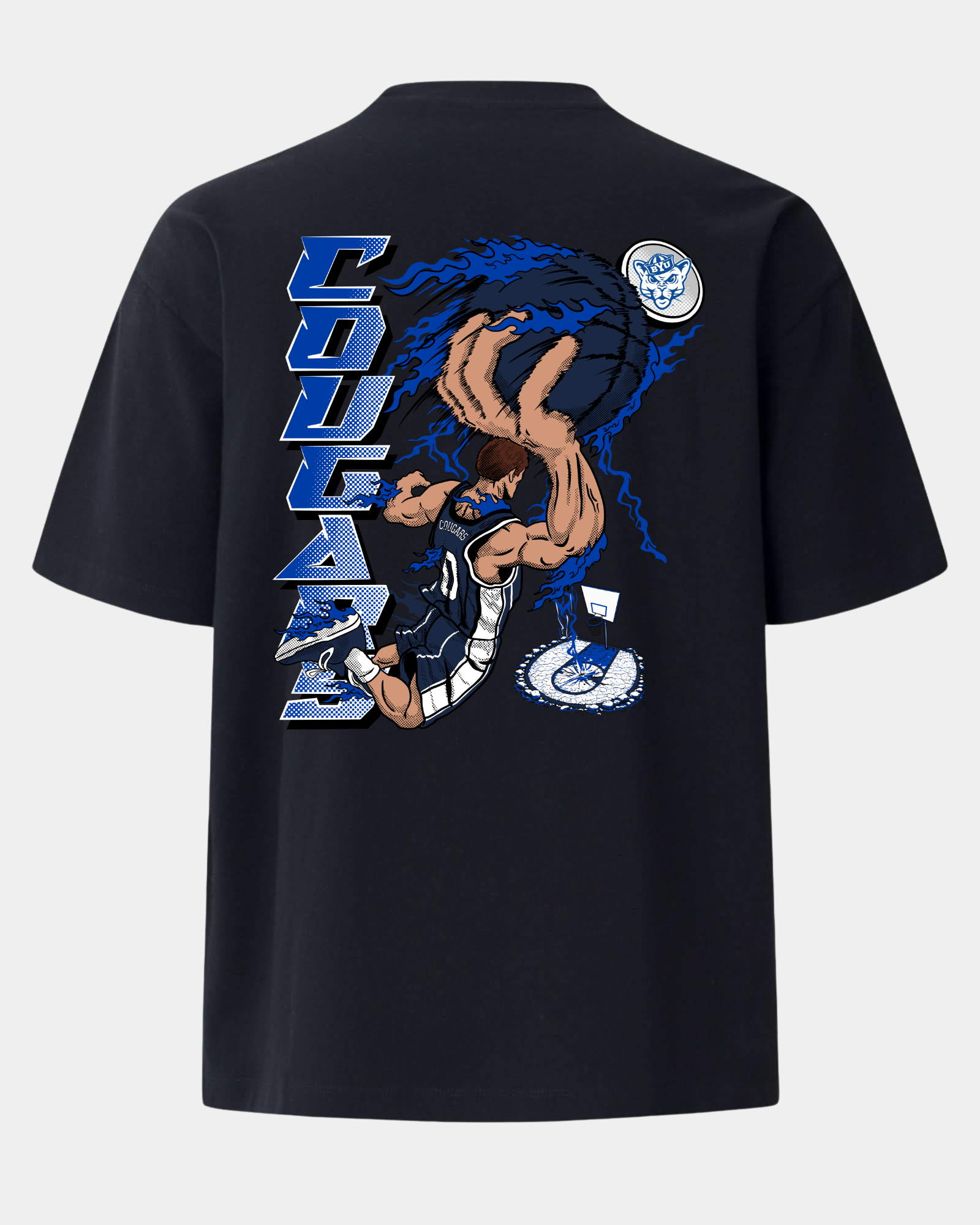 BYU Slam Dunk Faze Heavyweight Tee Black