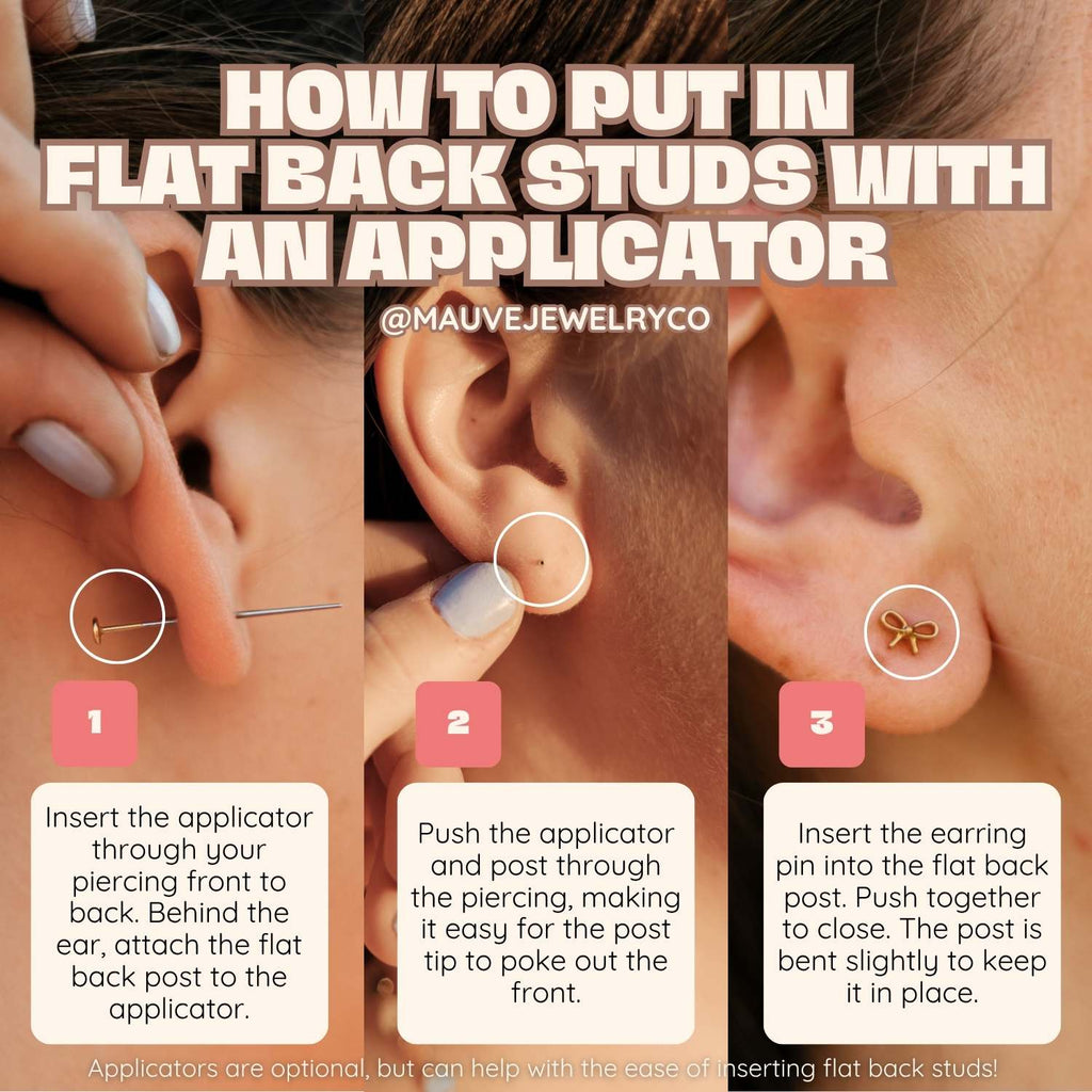 Flower Flat Back Studs