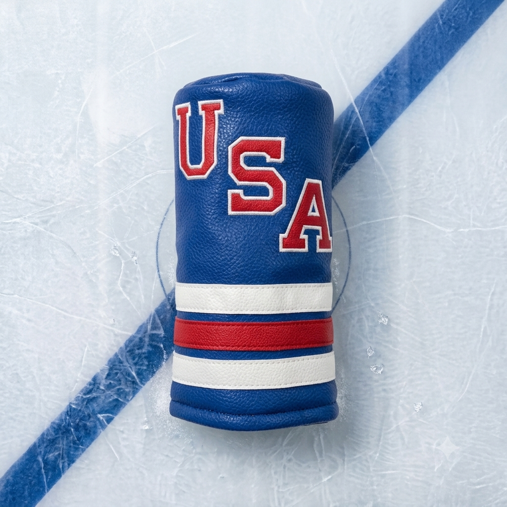 USA Classic Fairway Wood Cover | Premium Vintage Hockey-Inspired Fairway Wood Cover