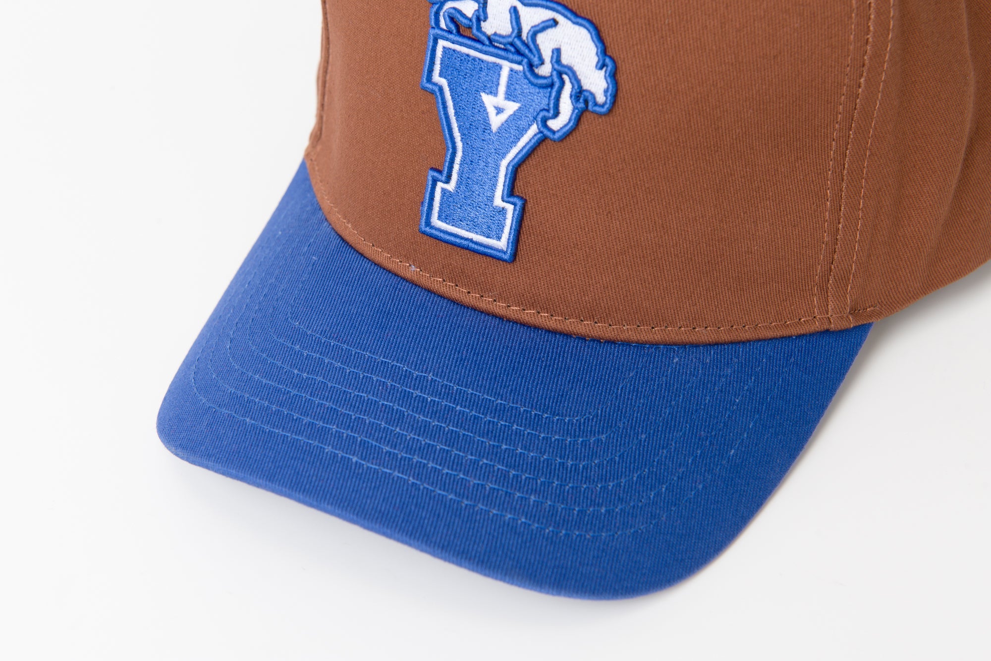 BYU Fade Hat Brown Royal Blue Cougar Y