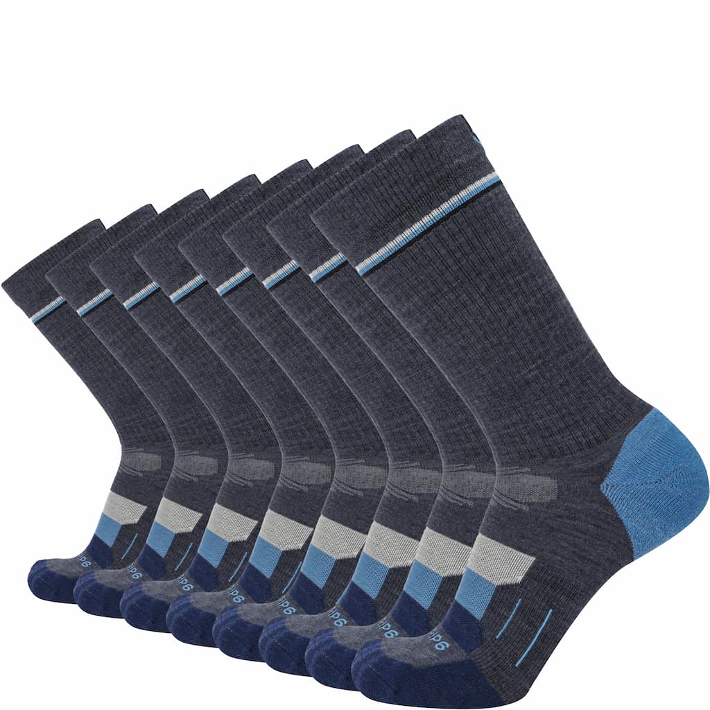 Lake - Hike Crew Lightweight Merino Wool Sock