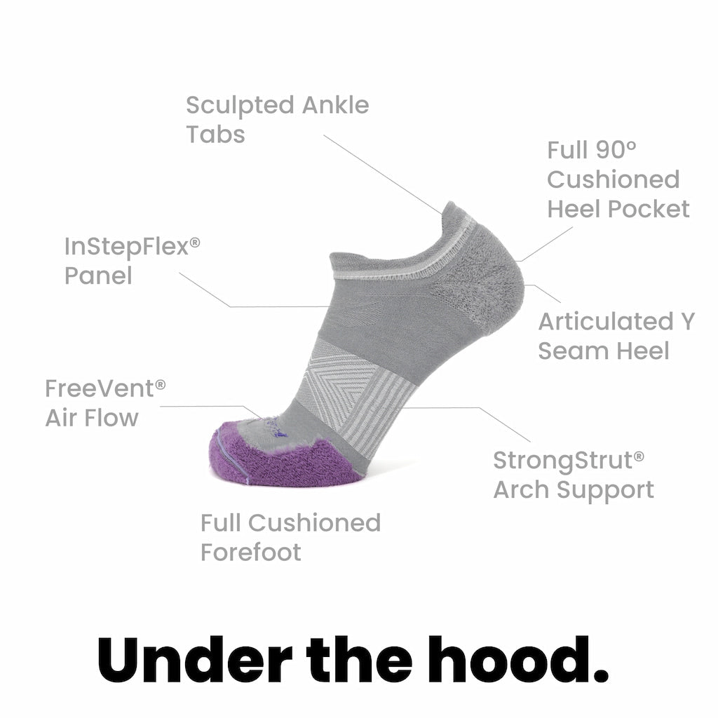 3 Pack Laurel - Run No Show Runweight Merino Wool Sock