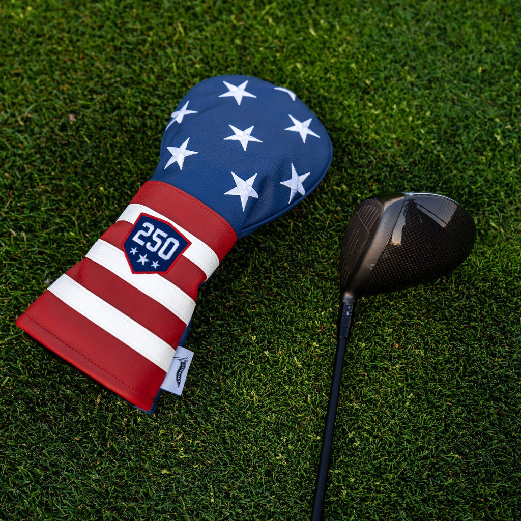 USA 250th Anniversary Driver & Fairway Headcover | Premium Patriotic Golf Headcover