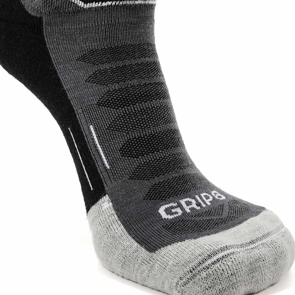 8 Pairs Obsidian - Run Ankle Midweight Merino Wool Sock