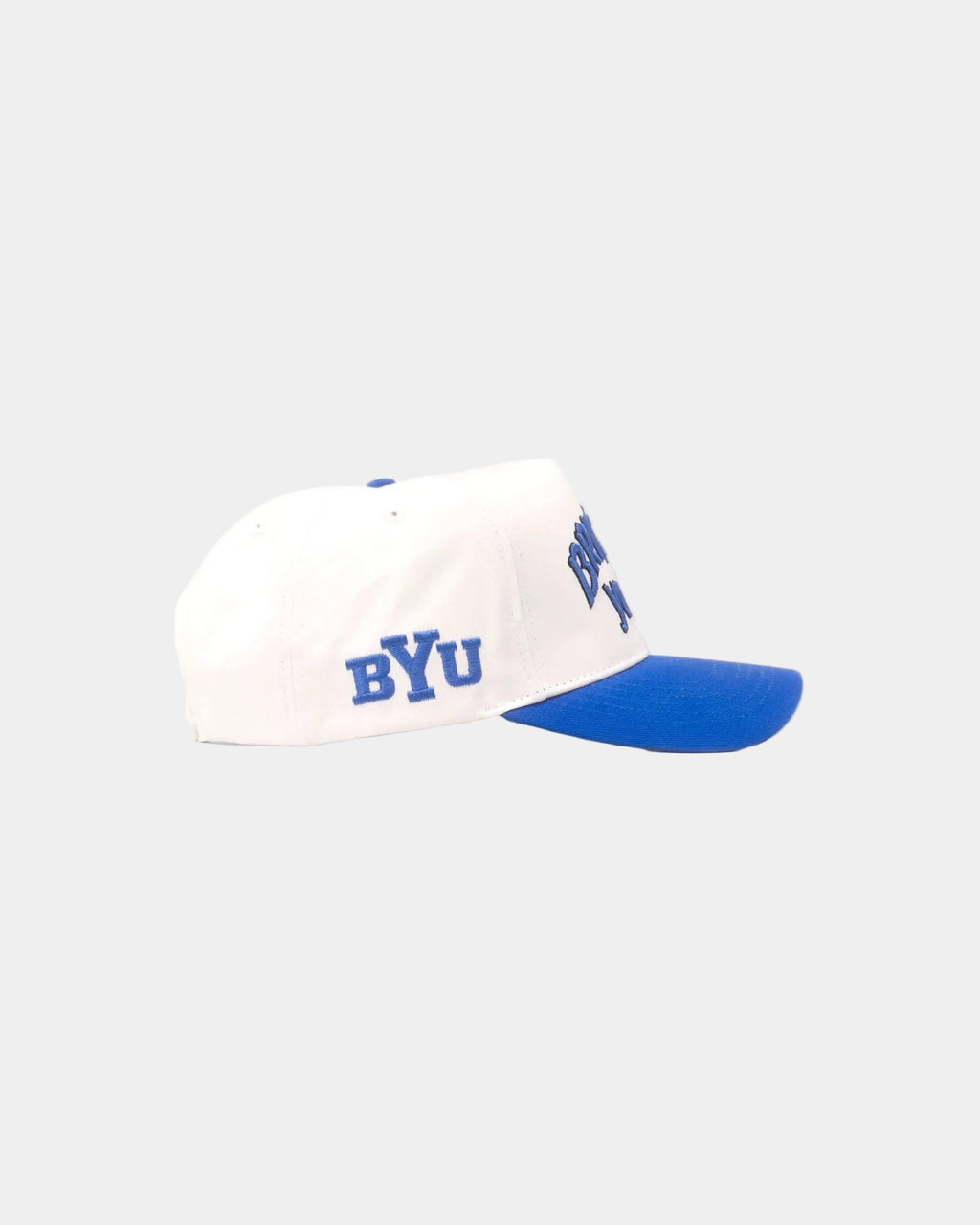 BYU Fade Hat White Royal Blue