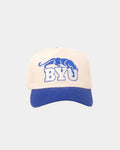BYU Fade Hat Cream OG BYU Cougar