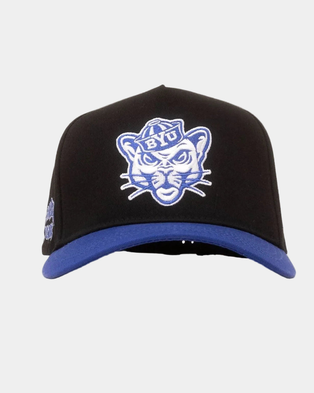 BYU Fade Hat Black Royal Blue BYU Logo