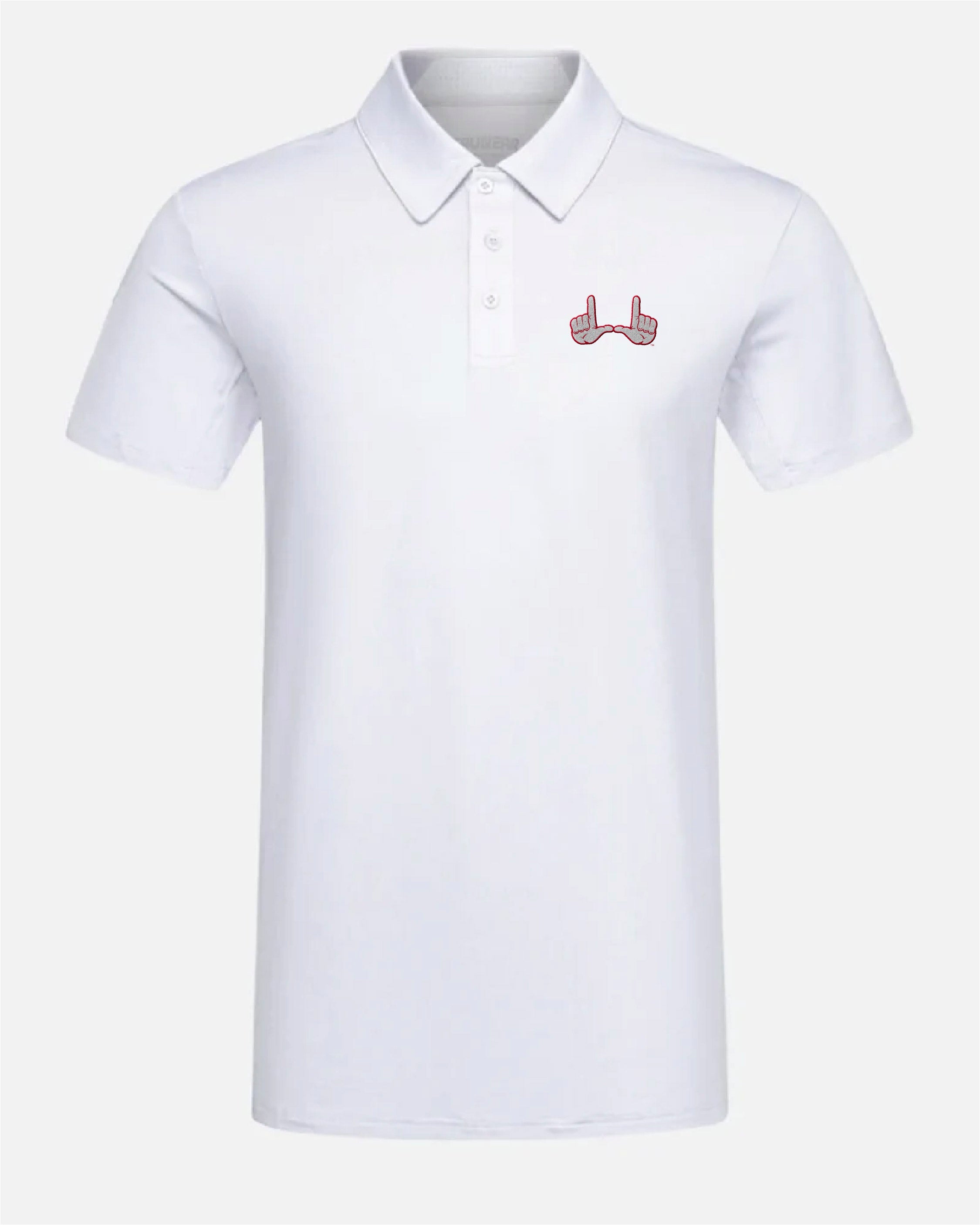UofU Crest 2.0 Polo Light Grey