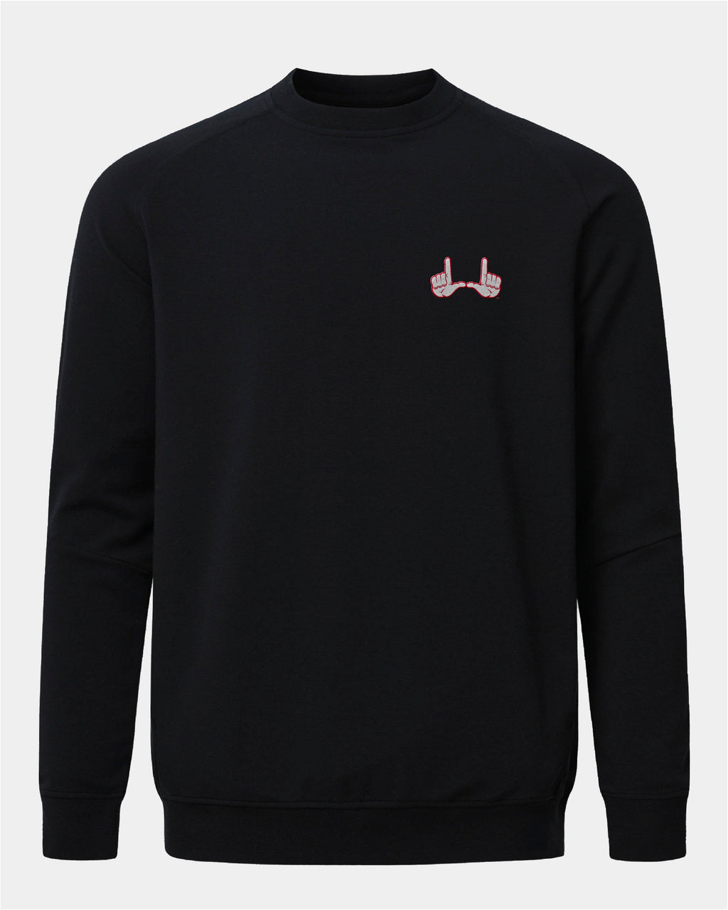 UofU Meridian Black Crewneck