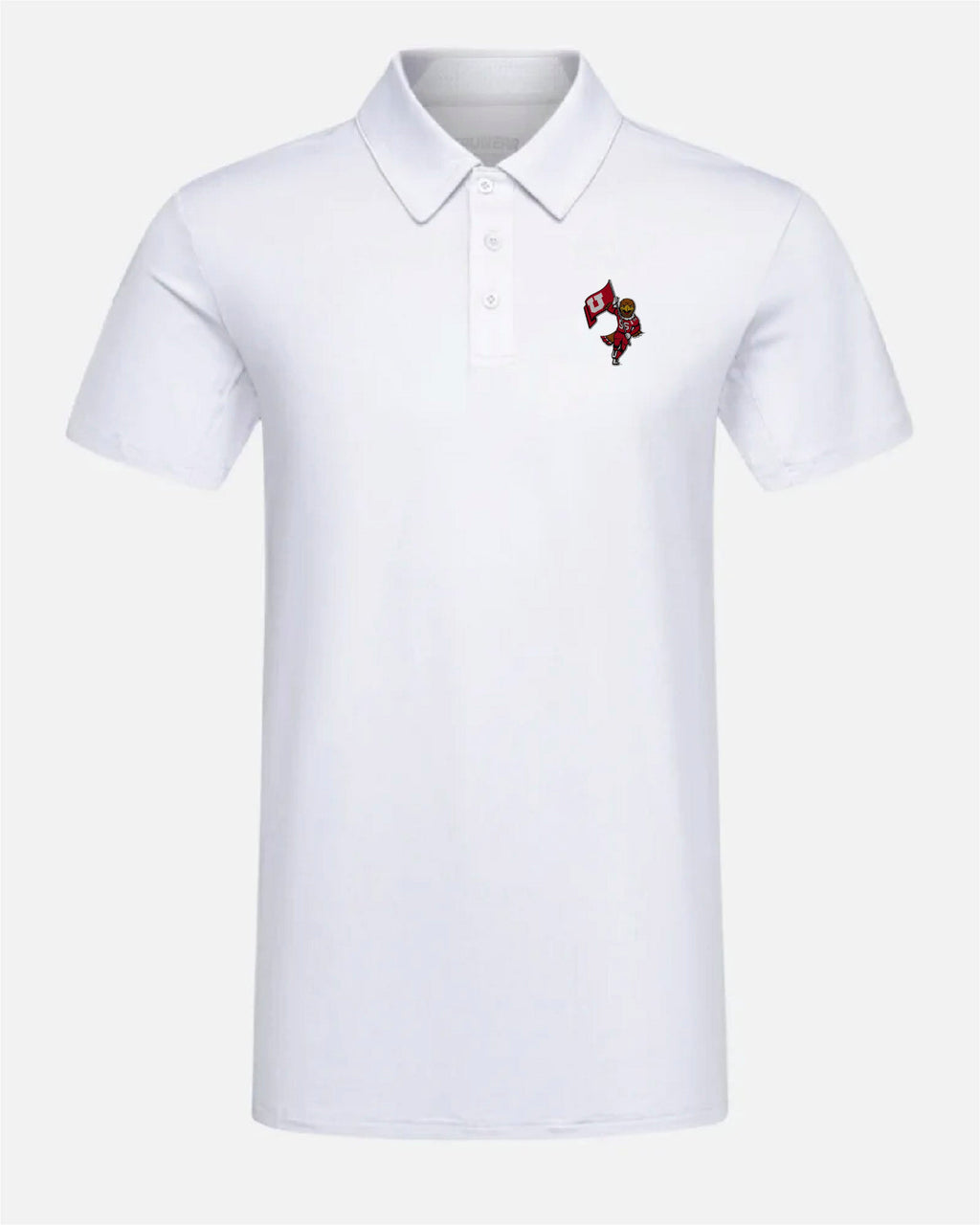 UofU Crest 2.0 Polo Light Grey