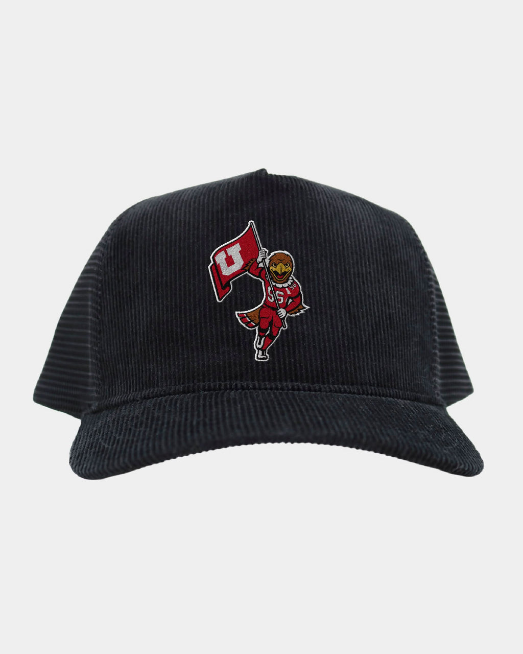 UofU Black Full Cord Fade Hat