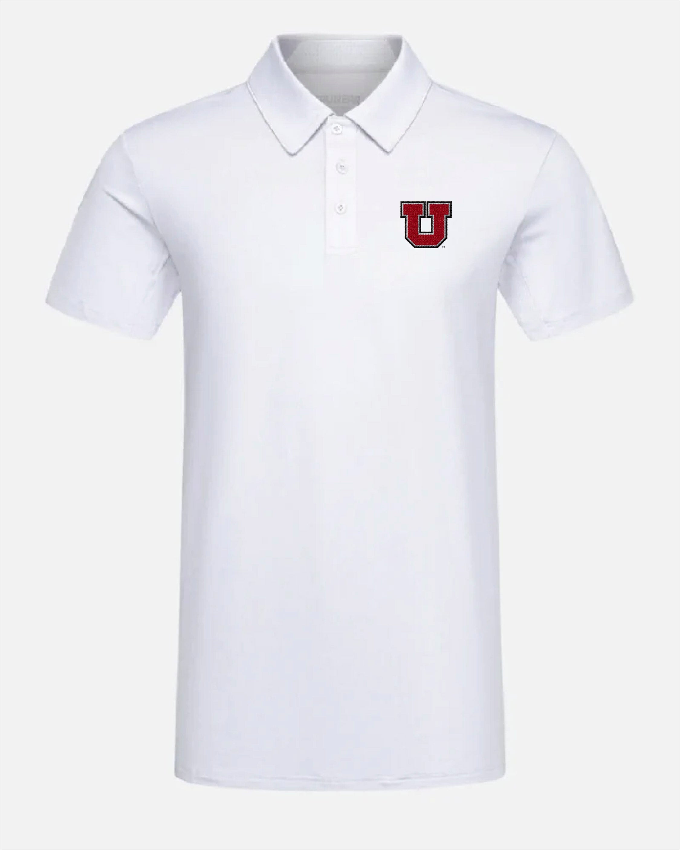 UofU Crest 2.0 Polo Light Grey