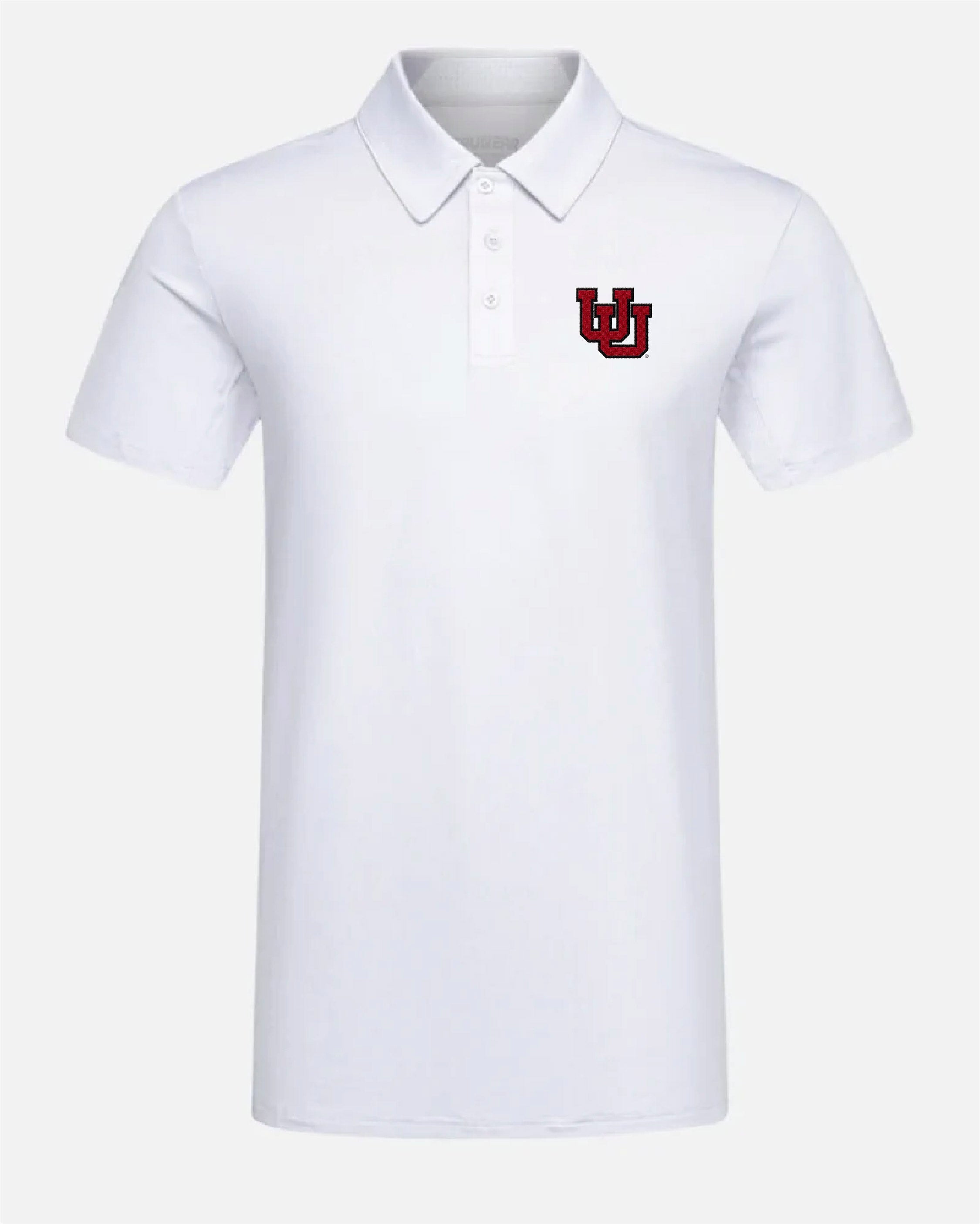 UofU Crest 2.0 Polo Light Grey