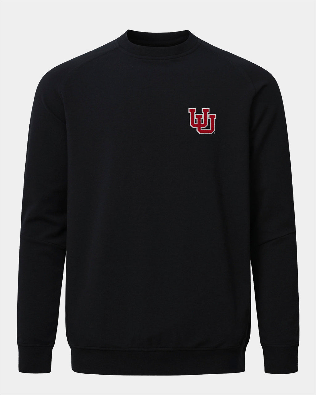 UofU Meridian Black Crewneck