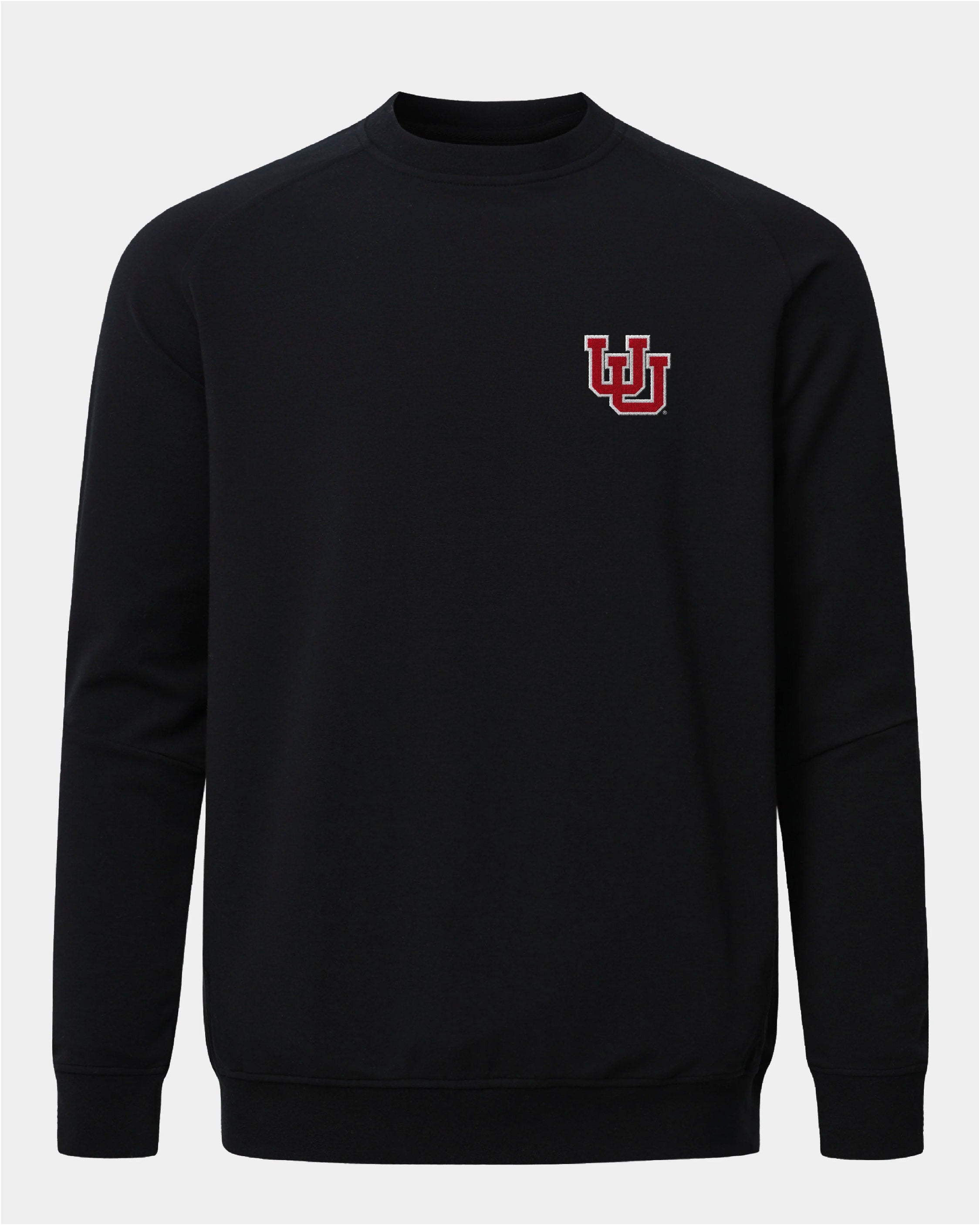 UofU Meridian Black Crewneck