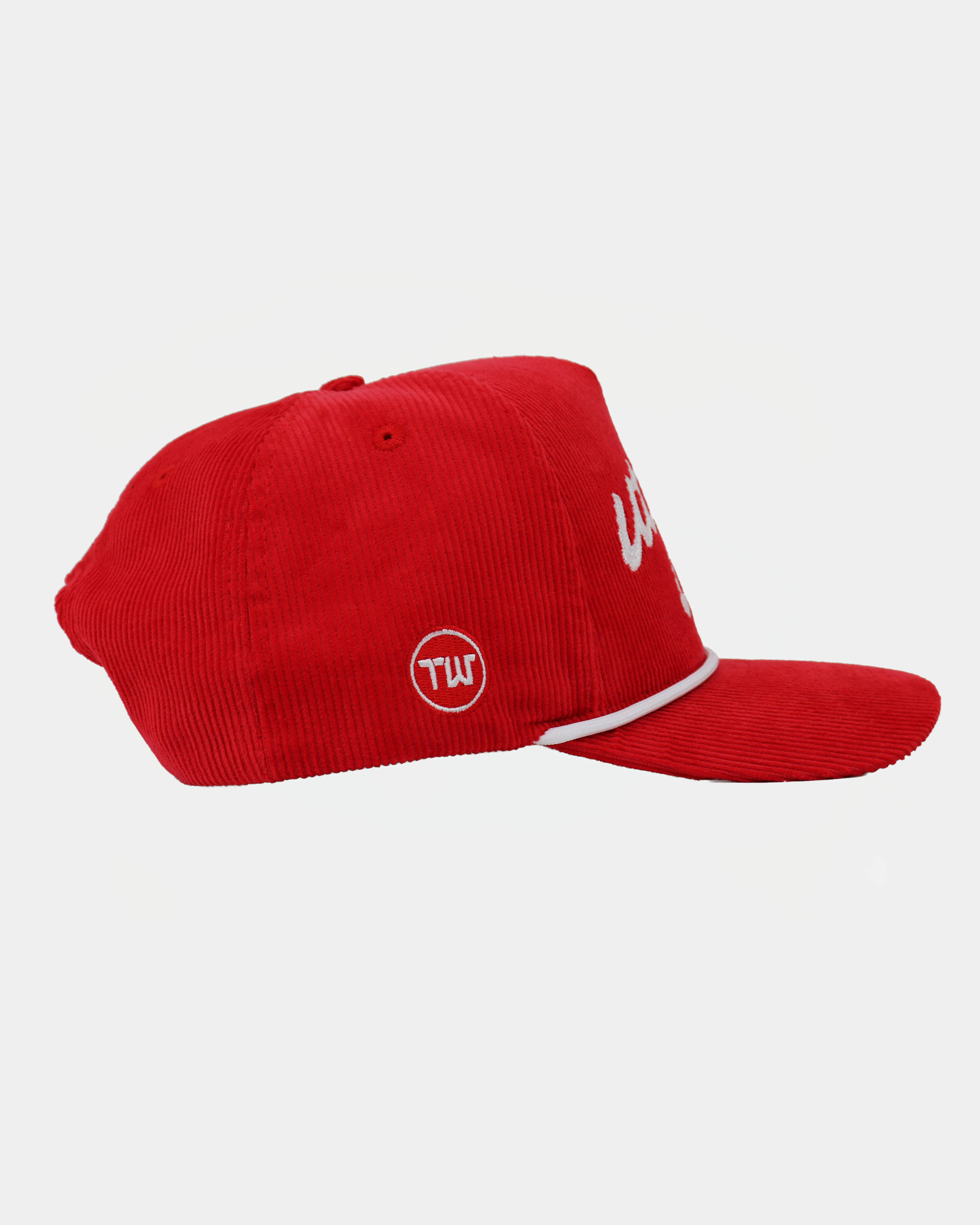 UofU Unstructured Rope Hat Red UTES