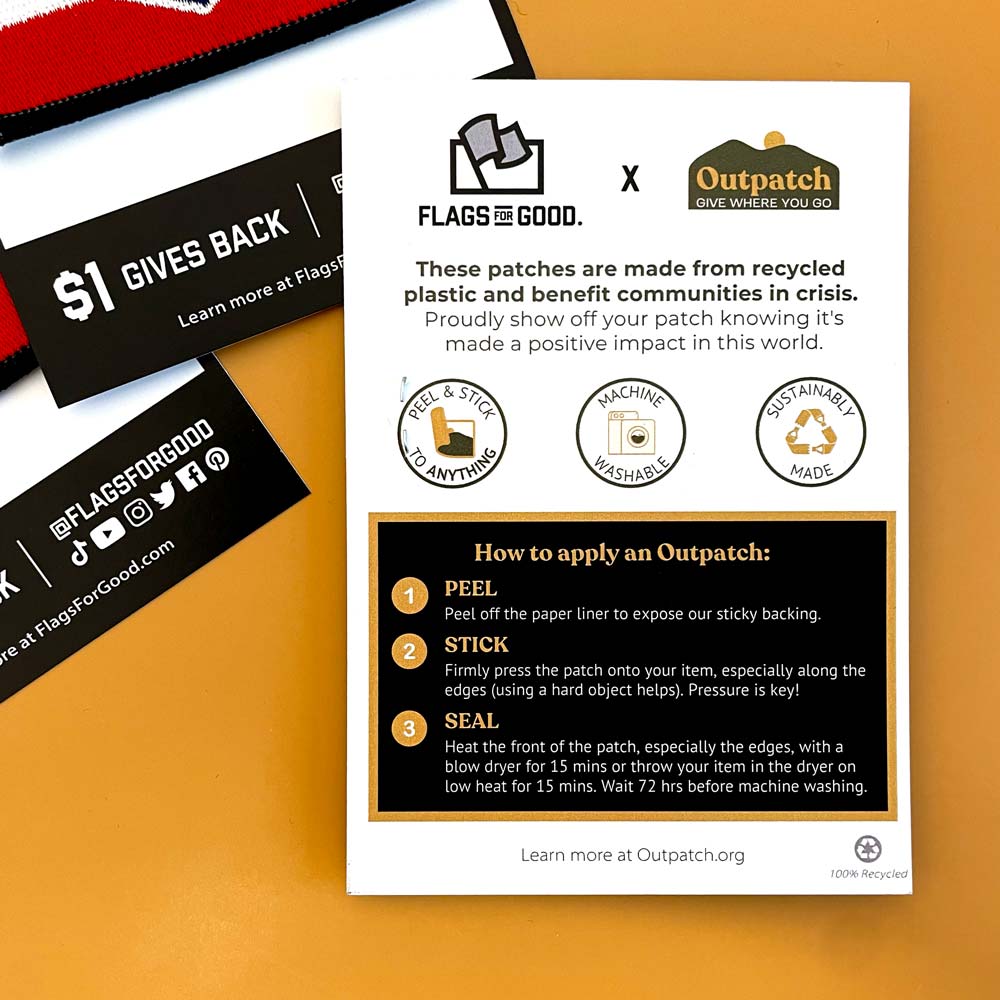 Utah Flag Stick-On Patch