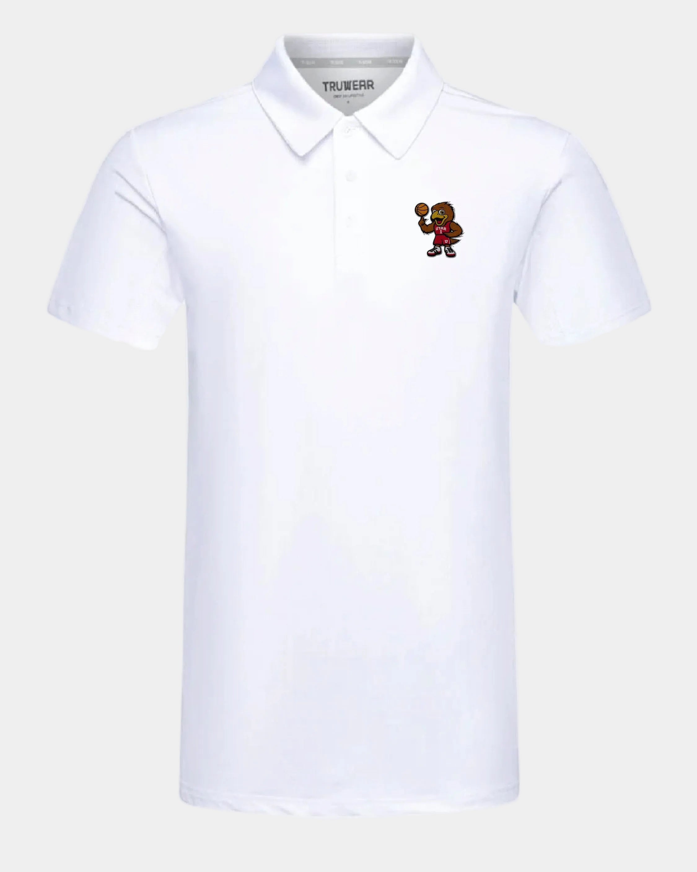 UofU Crest 2.0 Polo White
