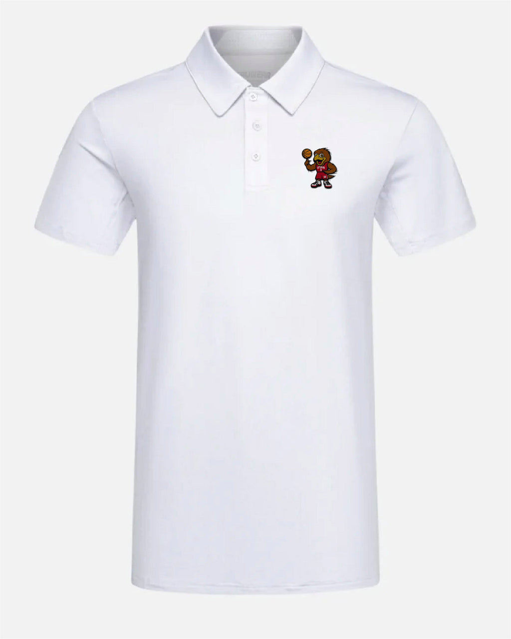 UofU Crest 2.0 Polo Light Grey