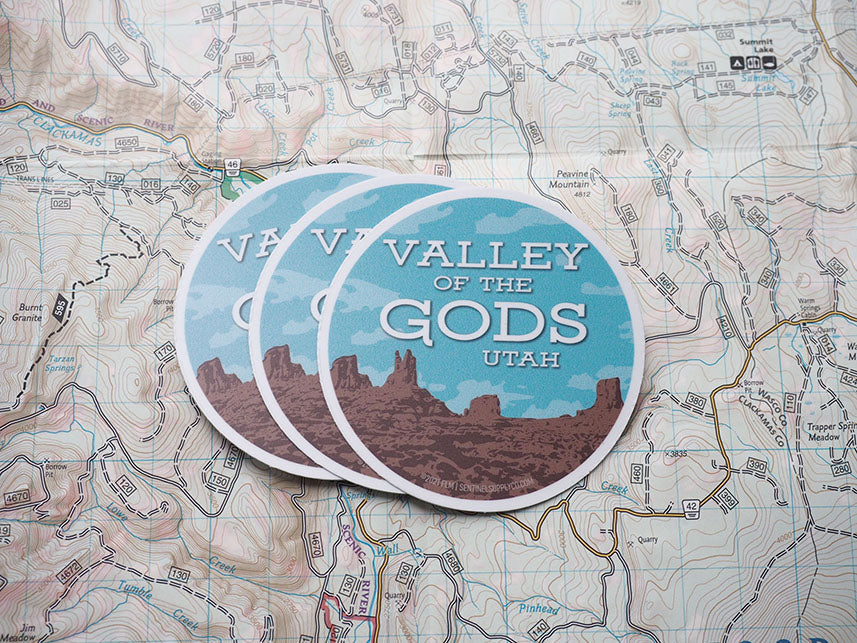 Valley of the Gods, Utah Sticker