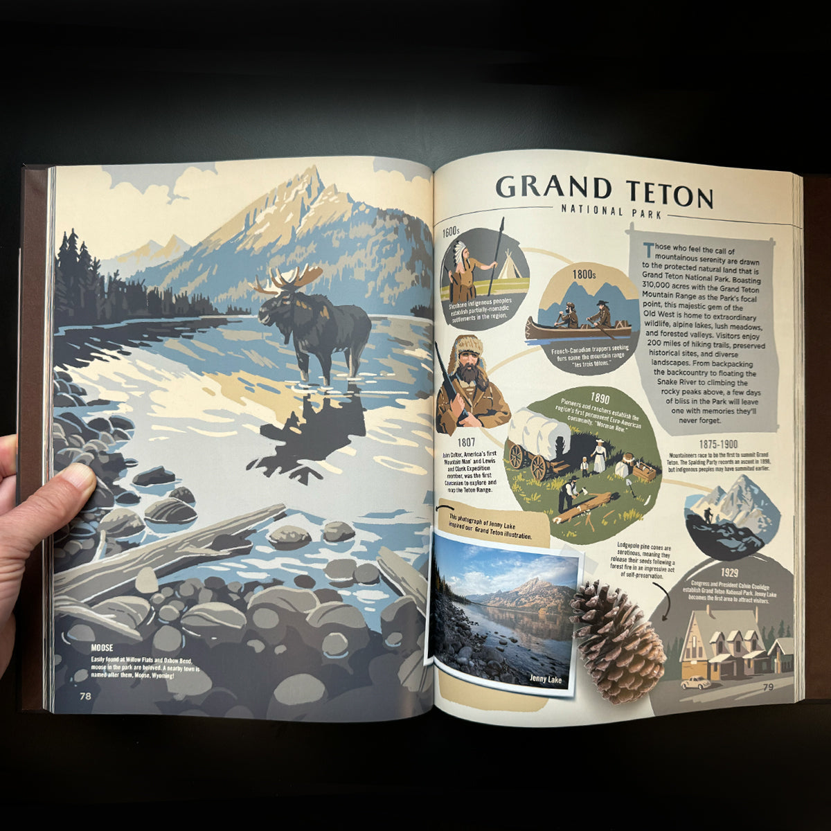Wilderness & Wonder: An Illustrated Guide to the National Parks HARD COVER Book