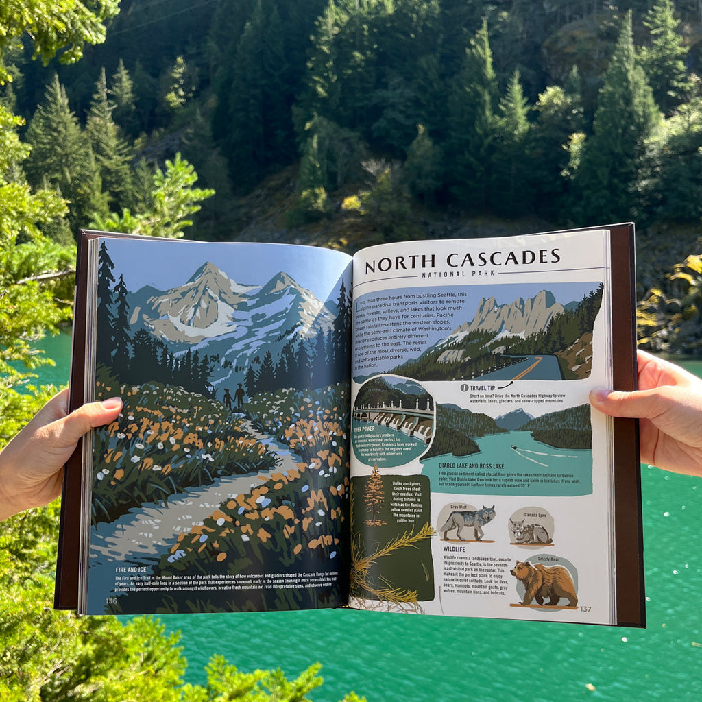 Wilderness & Wonder: An Illustrated Guide to the National Parks HARD COVER Book