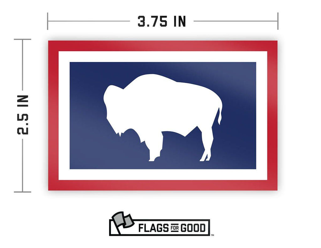 Wyoming Flag Sticker