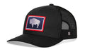 Wyoming Flag Trucker Hat  |  WY Snapback