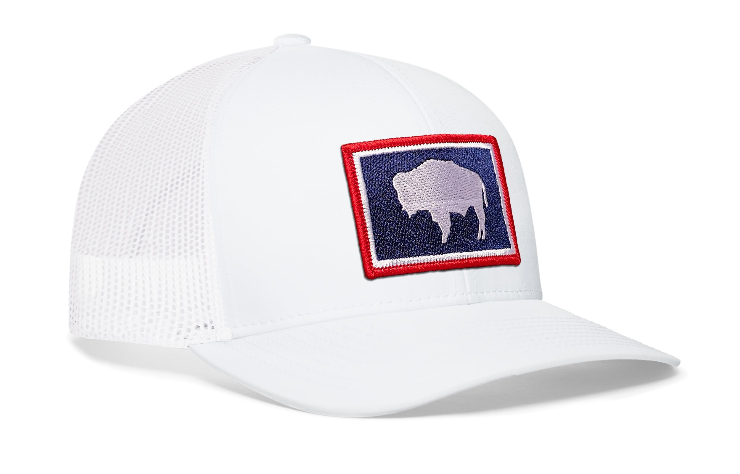 Wyoming Flag Trucker Hat  |  WY Snapback