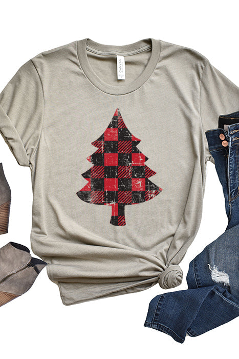 Plaid Christmas Tree XMS0061