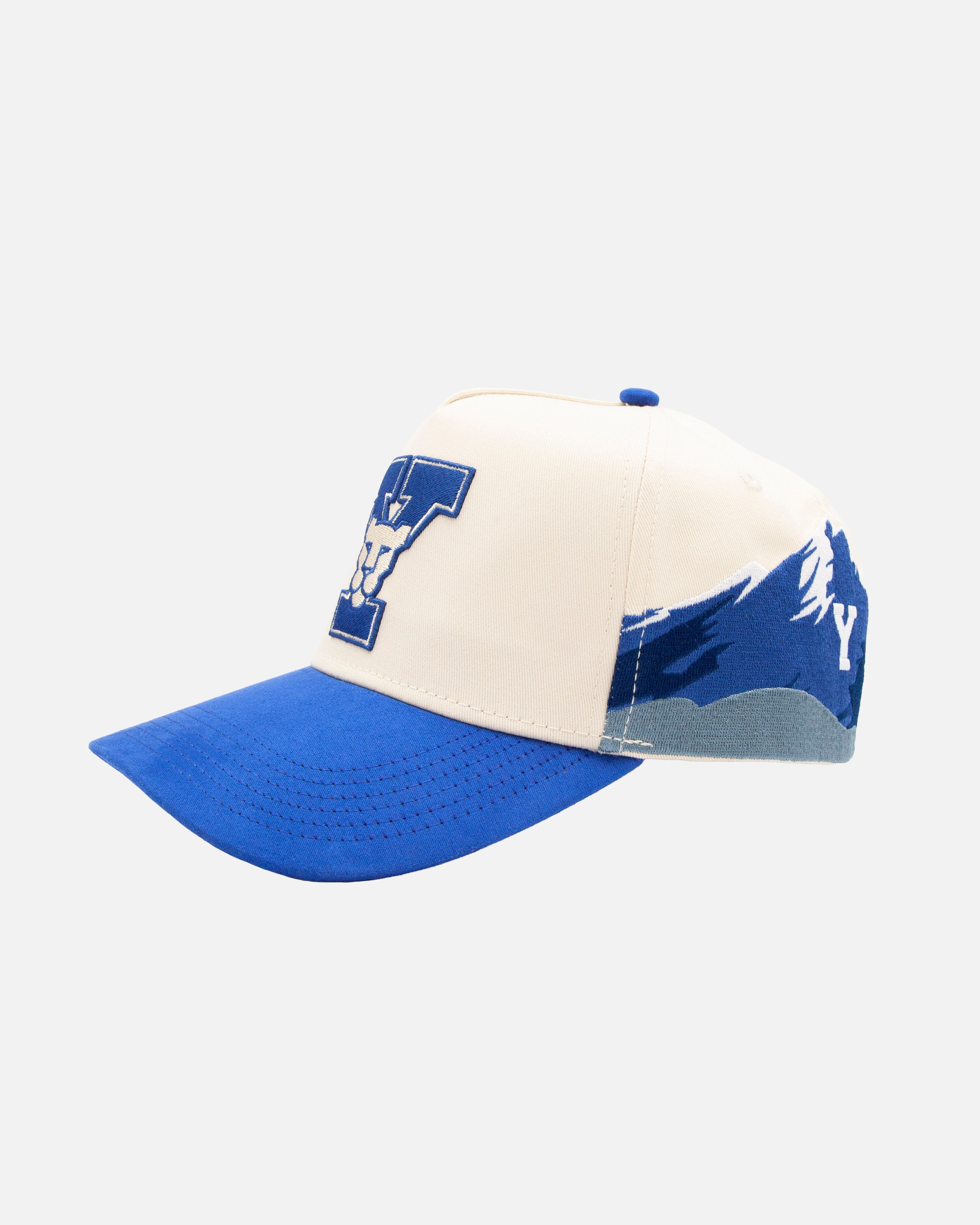 BYU Y Natural & Royal Blue Suede Brim Mountainside Hat
