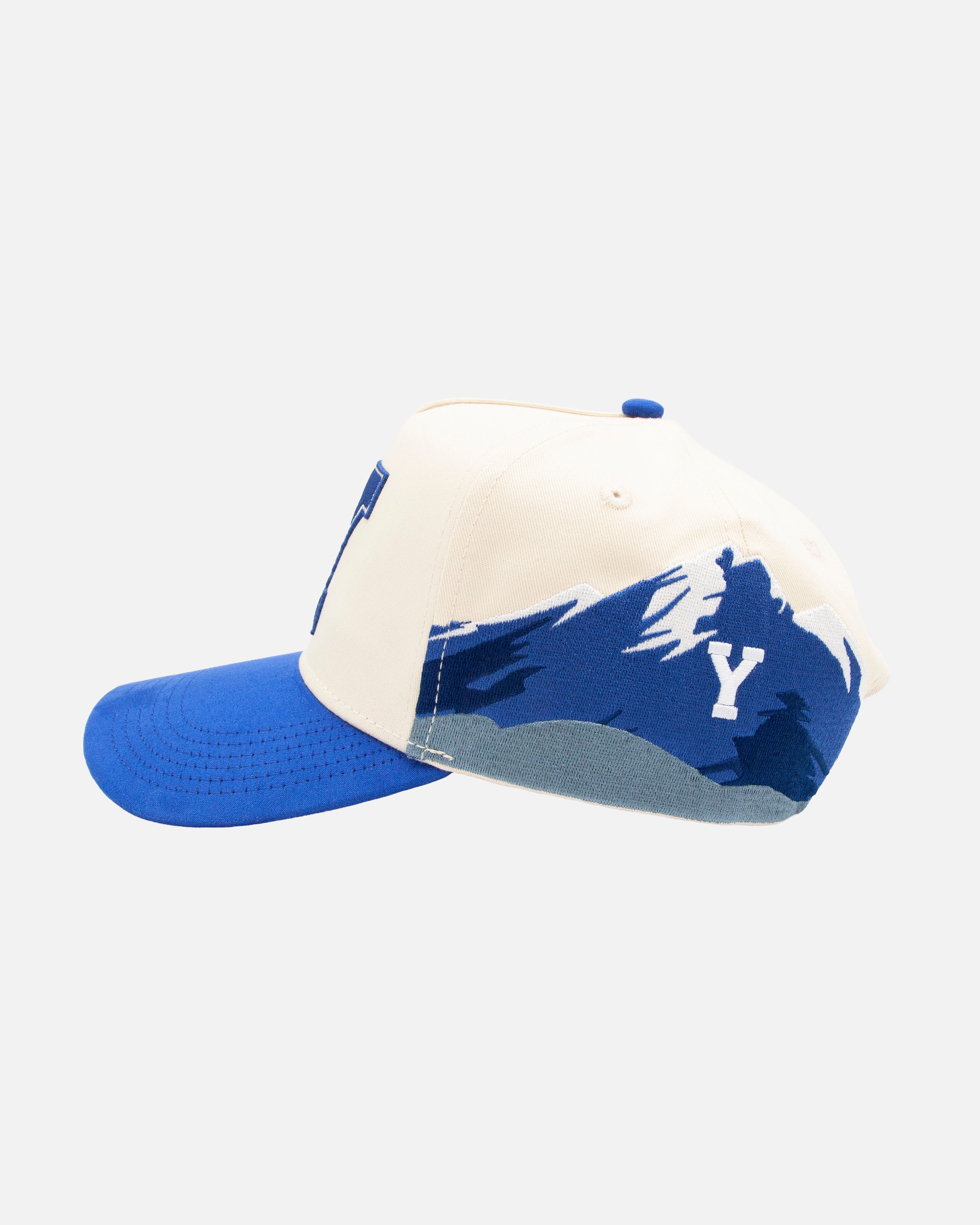 BYU Y Natural & Royal Blue Suede Brim Mountainside Hat