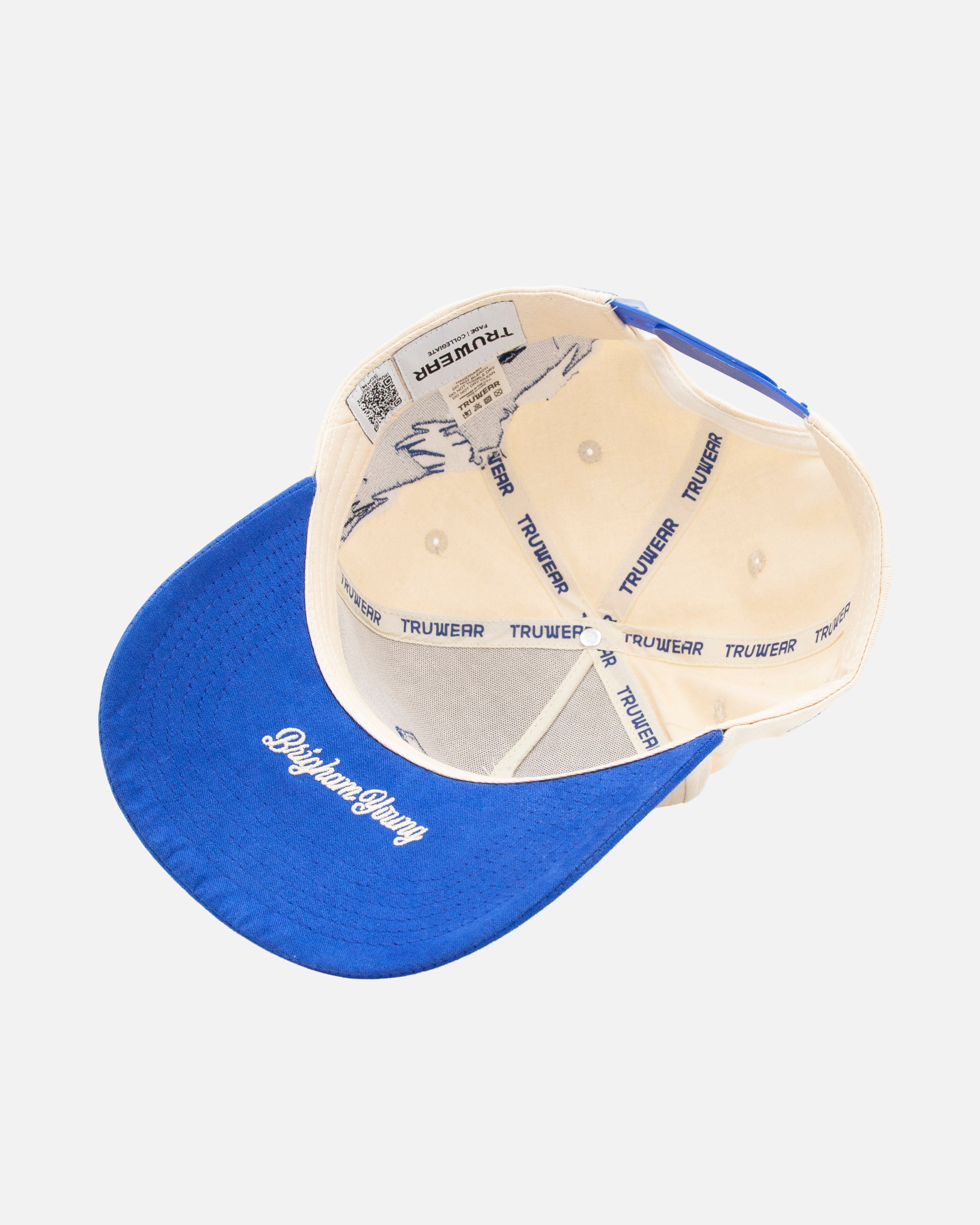BYU Y Natural & Royal Blue Suede Brim Mountainside Hat