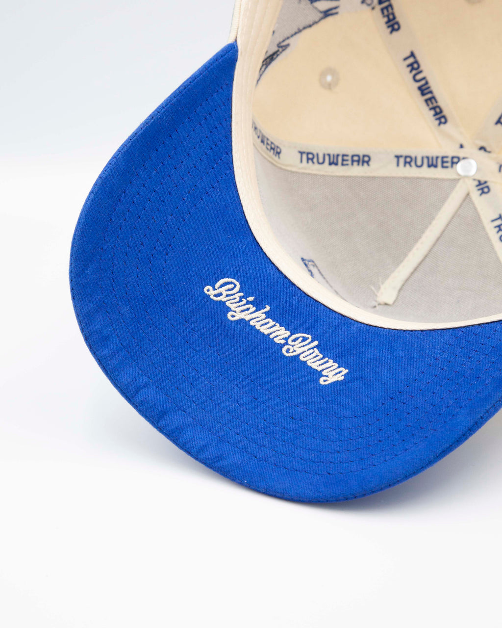 BYU Y Natural & Royal Blue Suede Brim Mountainside Hat
