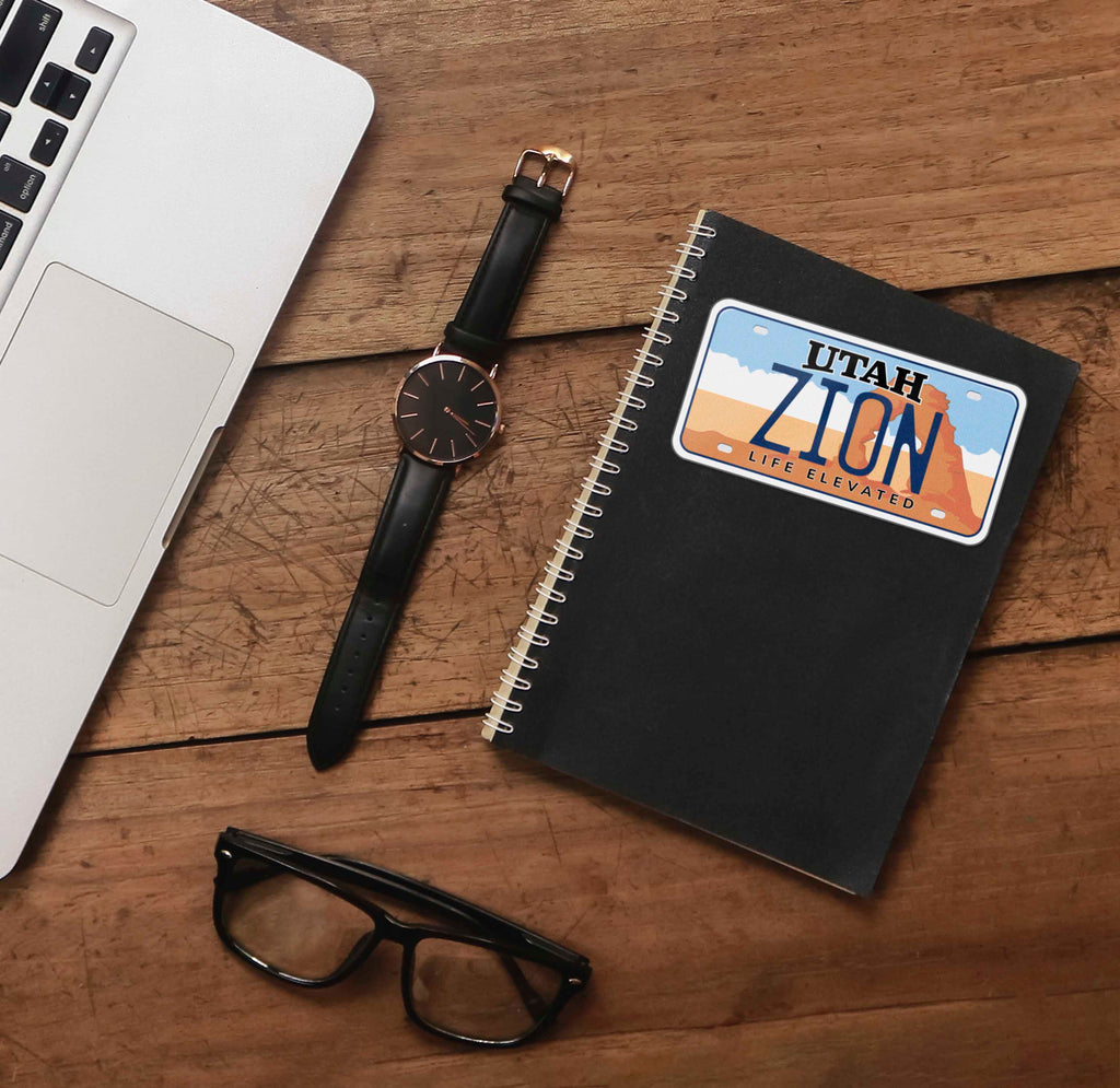 Utah License Plate Stickers - Choose Your UT City or National Park
