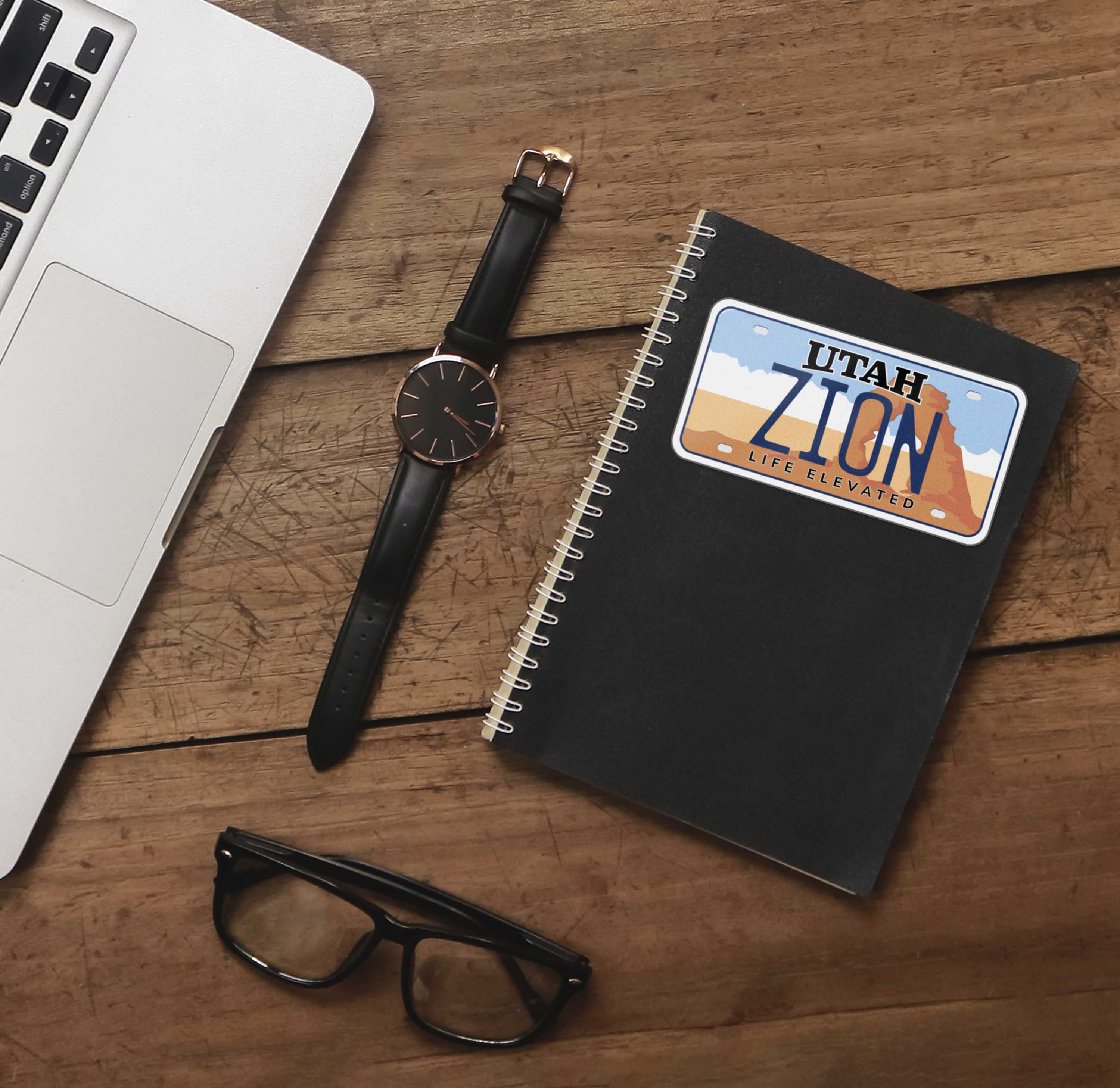 Utah License Plate Stickers - Choose Your UT City or National Park