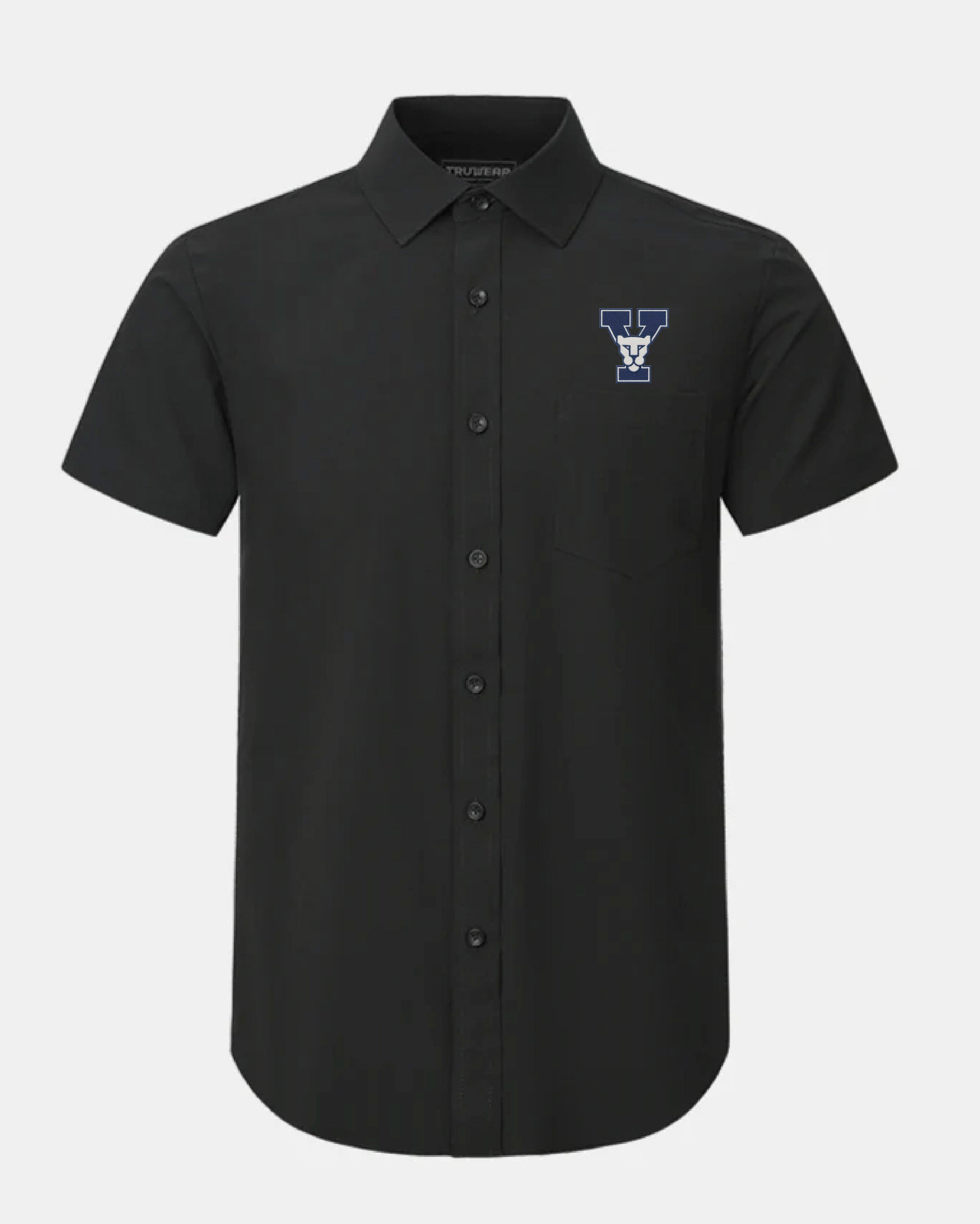 BYU Phenom Classic Black Short Sleeve Dress Shirt