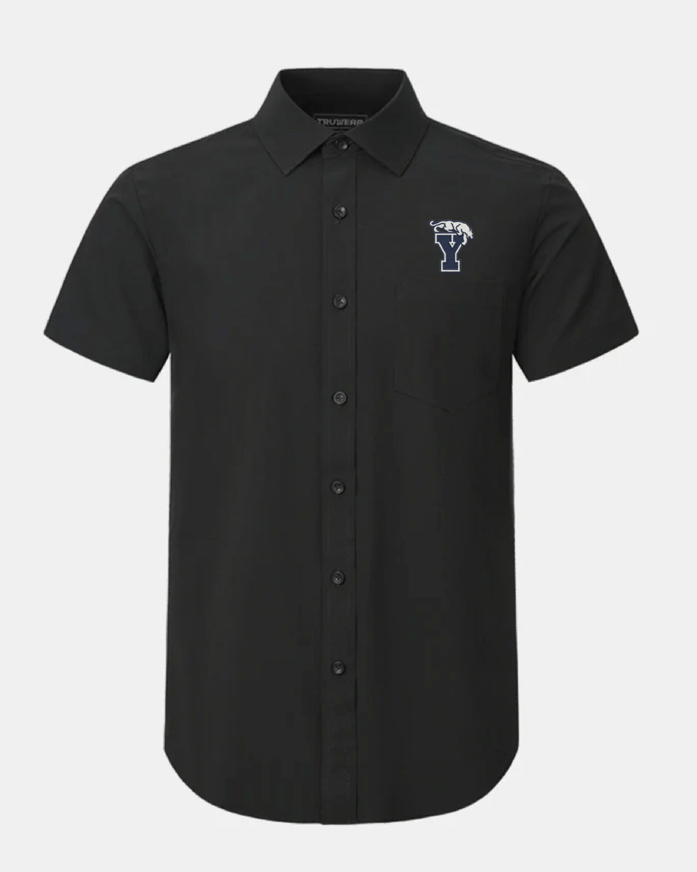 BYU Phenom Classic Black Short Sleeve Dress Shirt