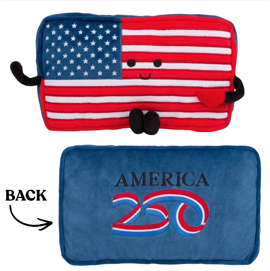 American Flag Plush | America 250 Limited Edition USA Gift