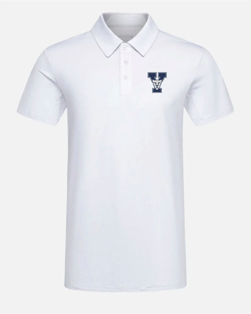 BYU Crest 2.0 Polo Light Grey