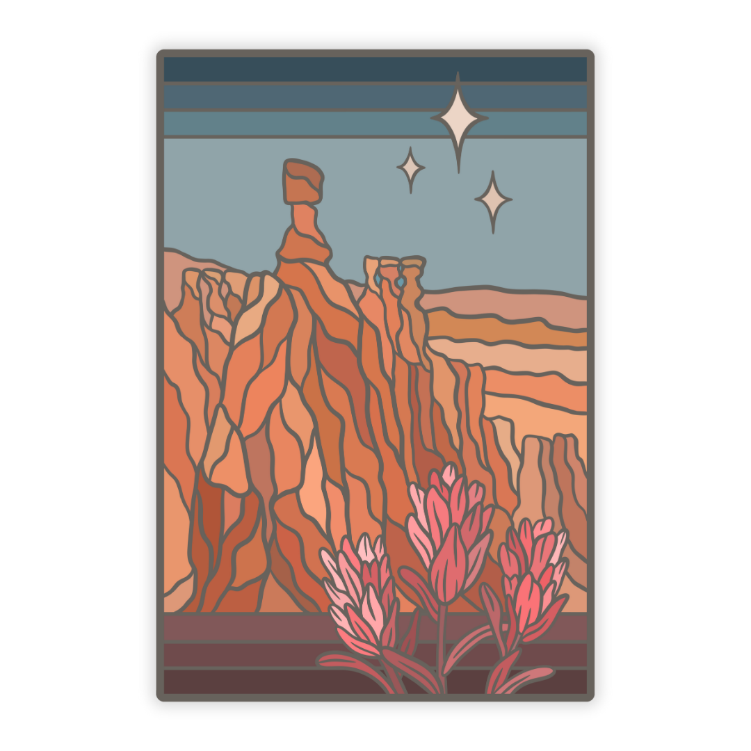 Bryce Canyon National Park Utah Vinyl Sticker