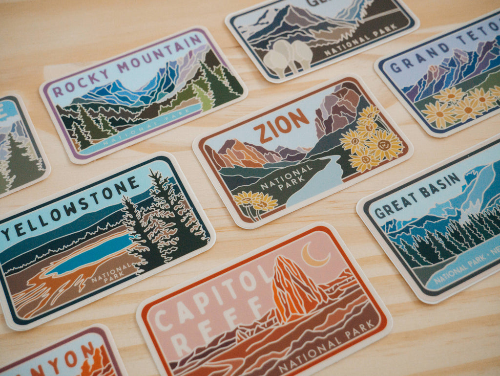 Capitol Reef - License Plate Series | Sticker