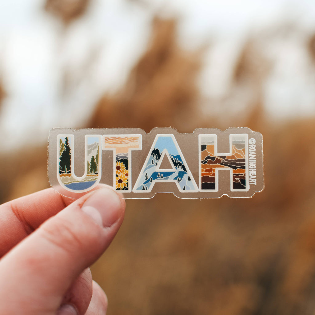 Utah | Clear Sticker