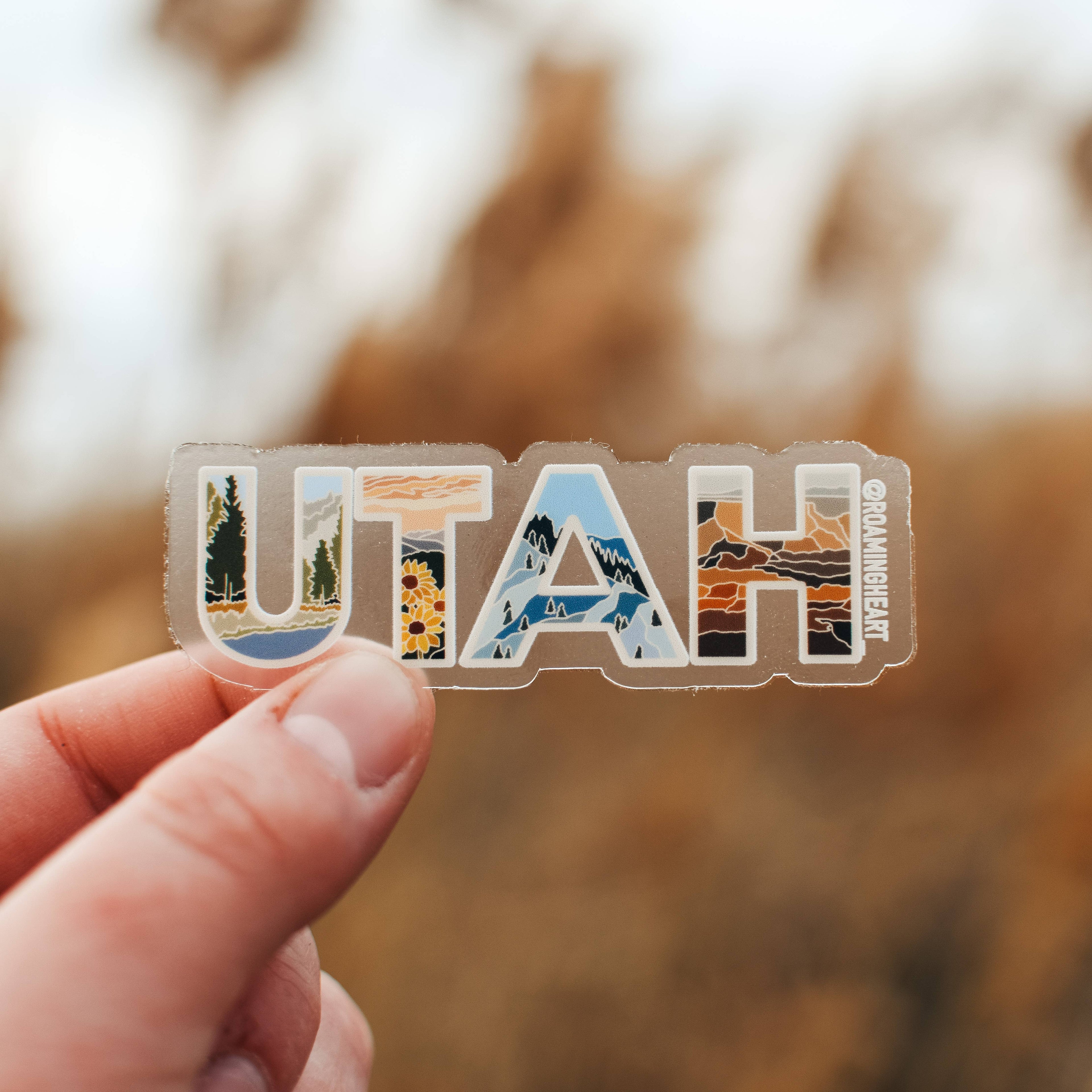 Utah | Clear Sticker