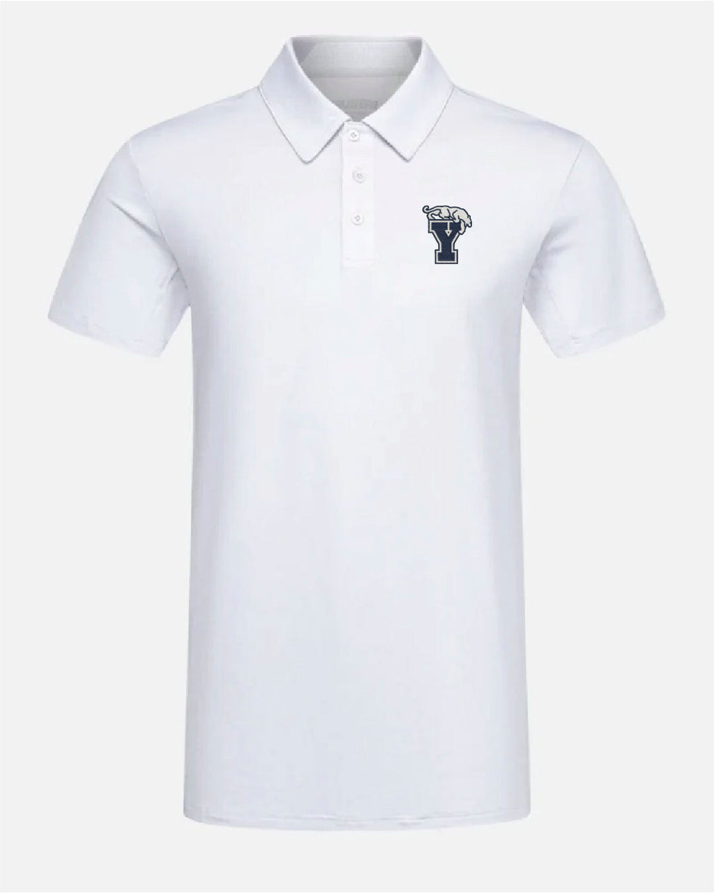 BYU Crest 2.0 Polo Light Grey