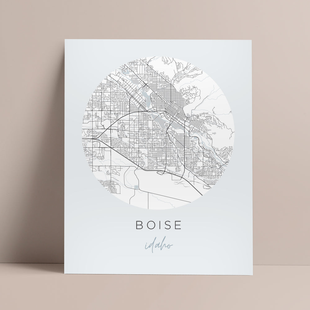 Boise, Idaho Map Poster