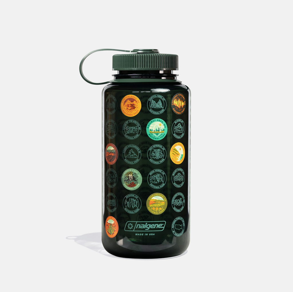 National Park Sticker Bottle | Nalgene - Pine