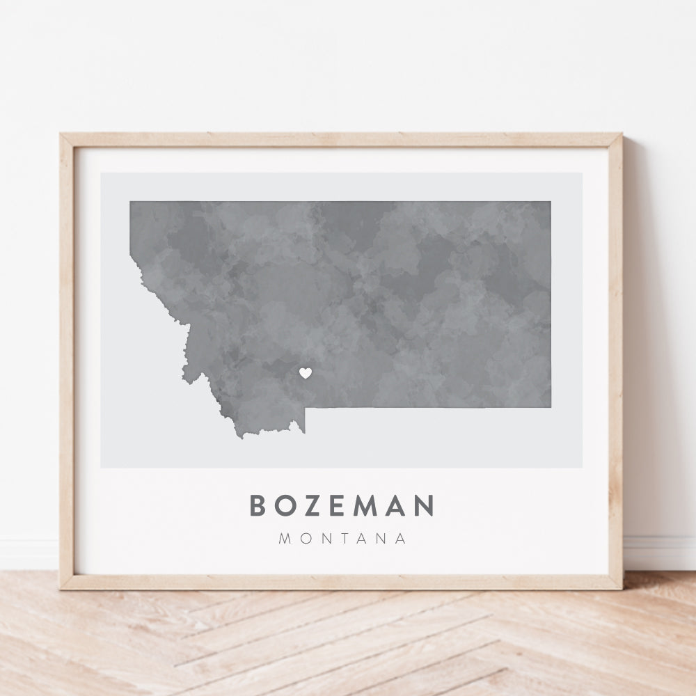 Bozeman, Montana Map