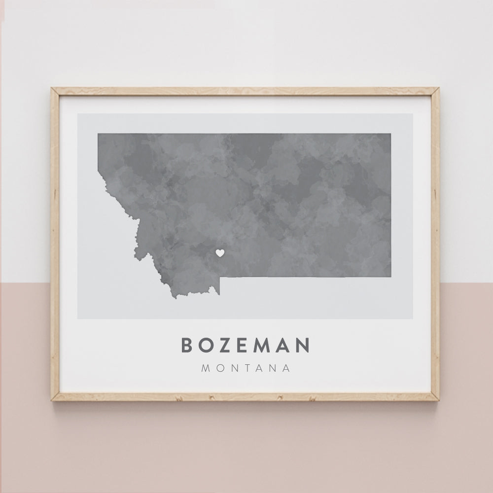 Bozeman, Montana Map