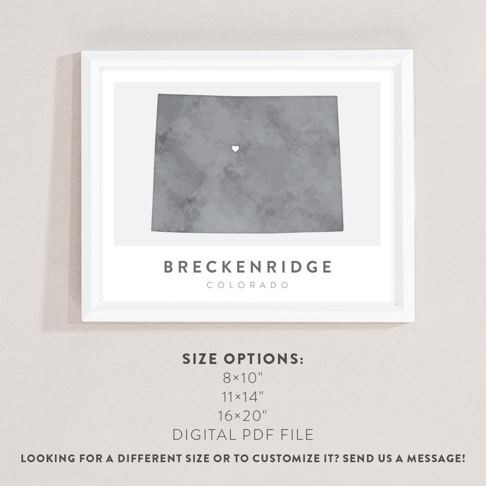 Breckenridge, Colorado Map